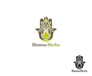 Hamsa Herbs (see task description) | Logo-Design von carina_designs