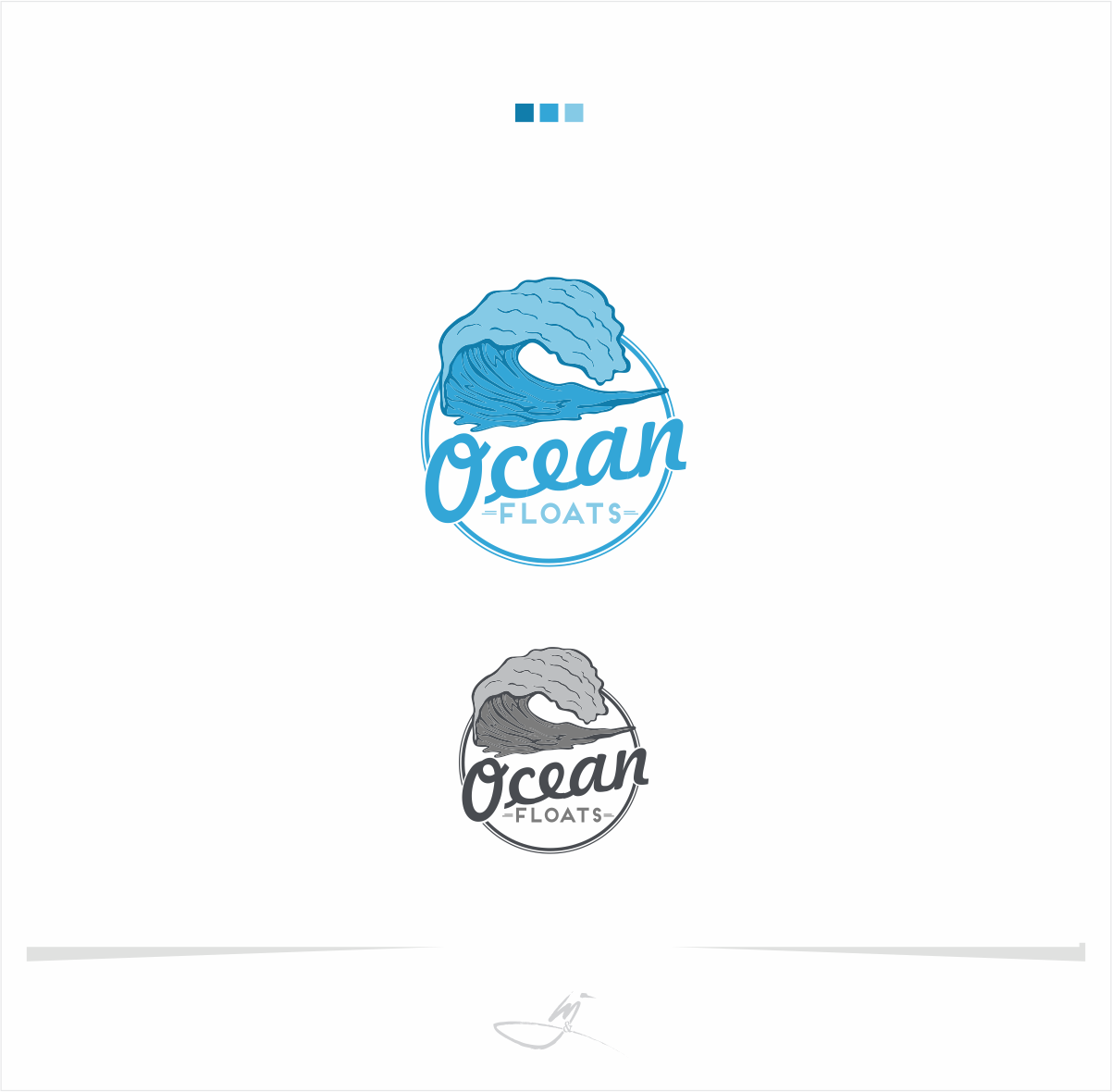 Logo-Design von Mimi &amp; Max für Ocean Floats  | Design #13112411