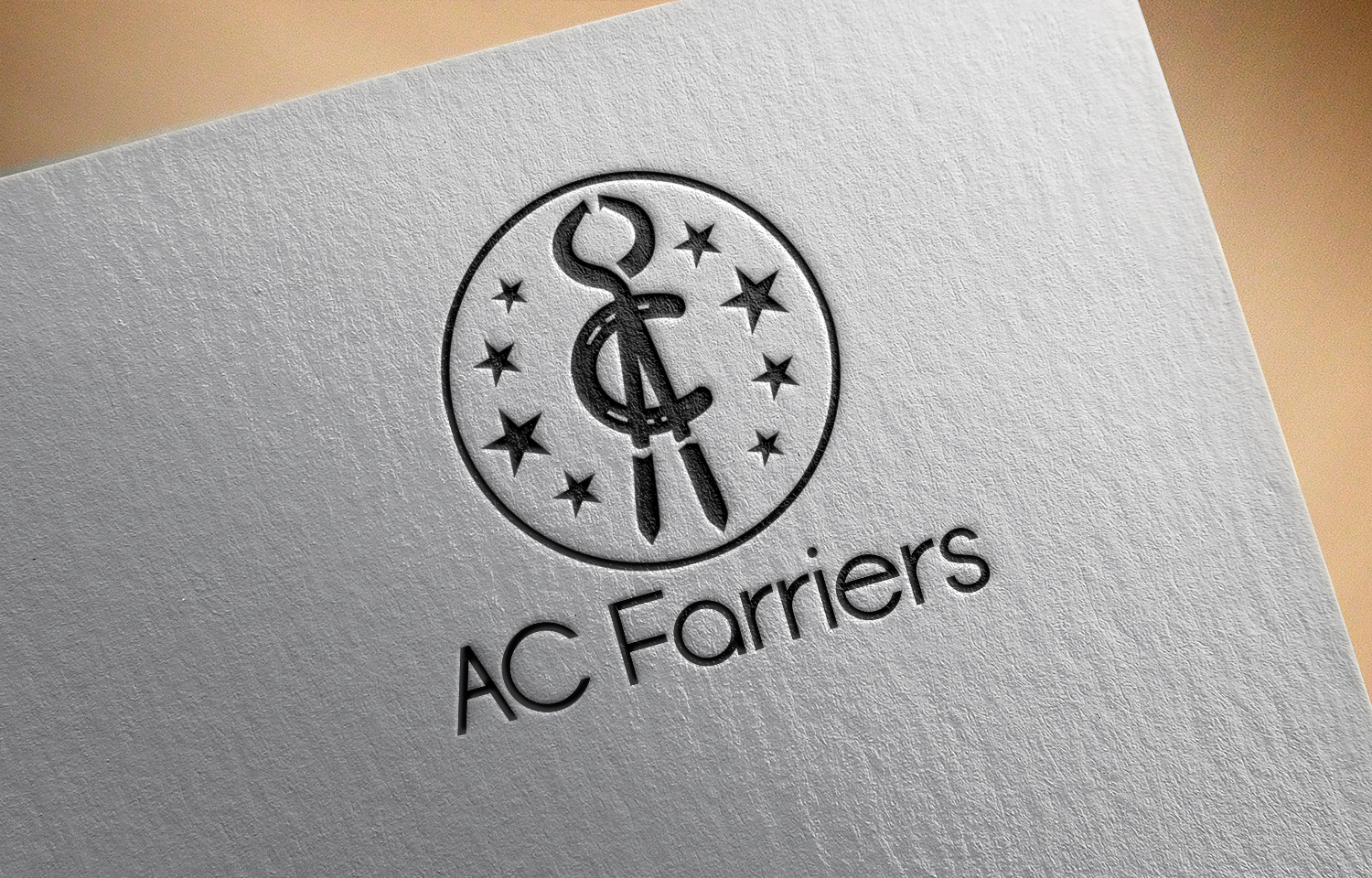 Diseño de Logo por Tyler Blake Designs para A.C.Farriers | Diseño #13163762