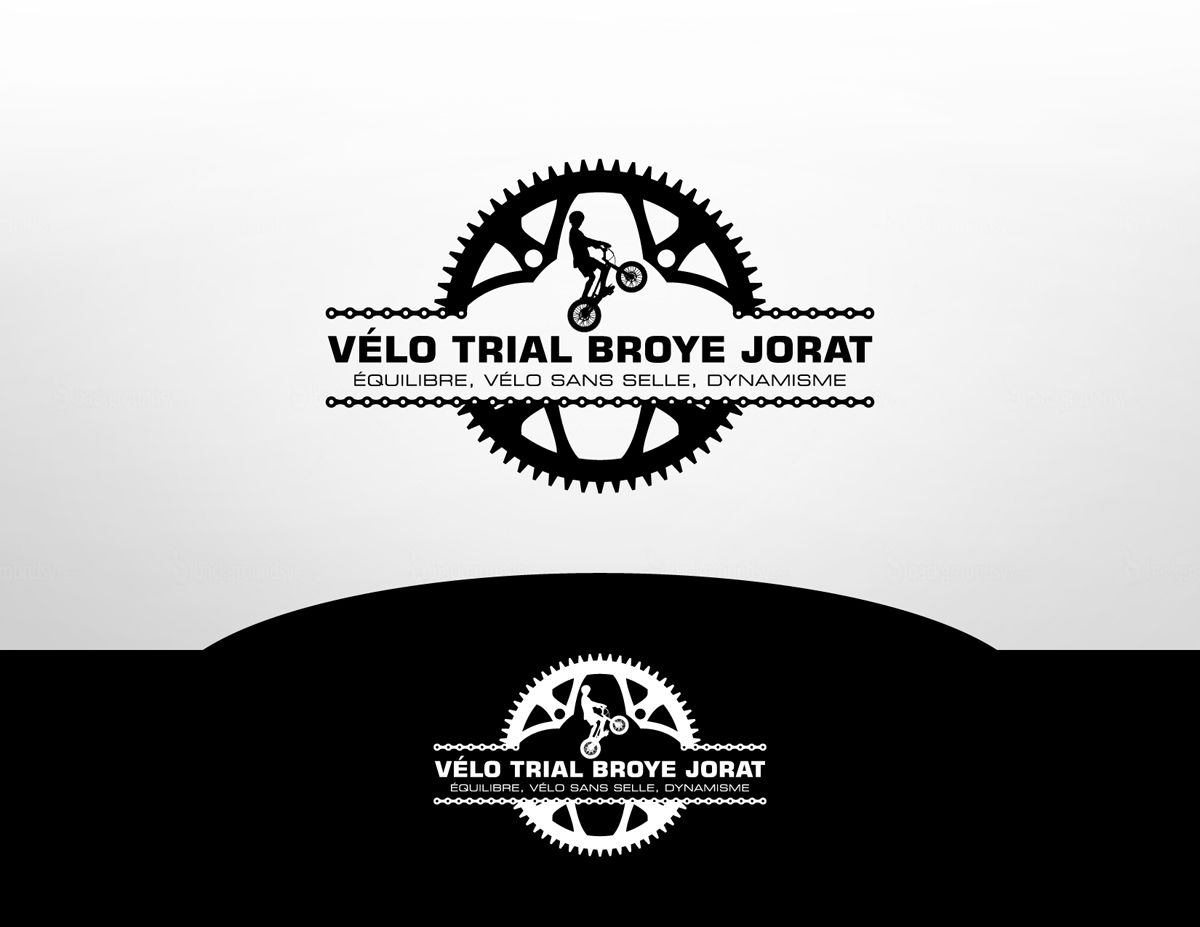 Logo-Design von BlacknWhite Konzept für Vélo Trial Broye Jorat | Design #13199172