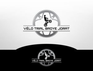 Logo-Design von BlacknWhite Konzept für Vélo Trial Broye Jorat | Design: #13211844