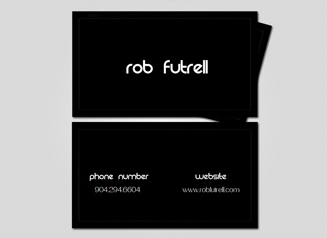 Business Card Design by JR designs for Photos by Futrell | Design #526679