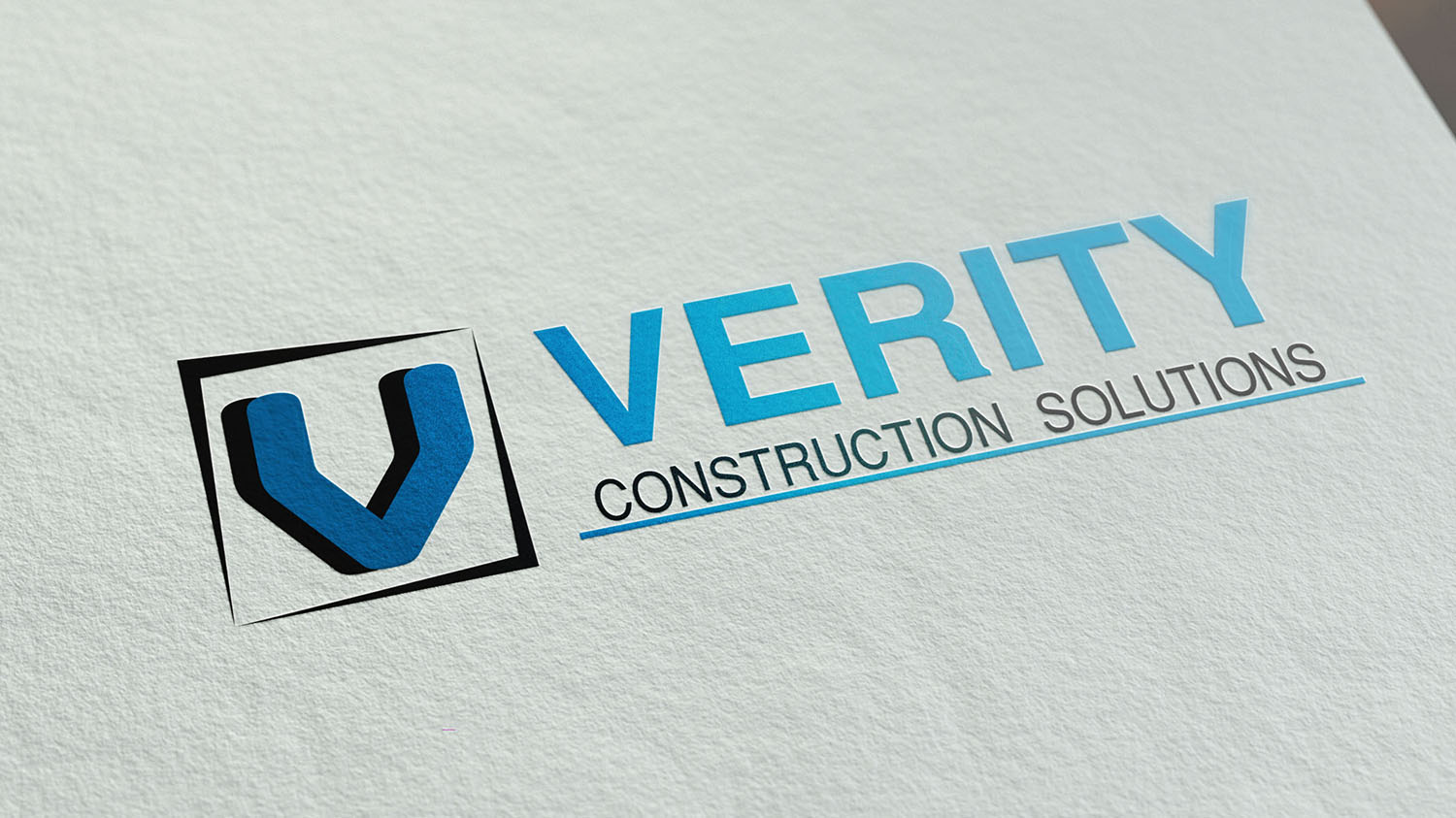 Logo Design by NAVENDU SHARMA for Verity Construction Solutions | Design #13119596