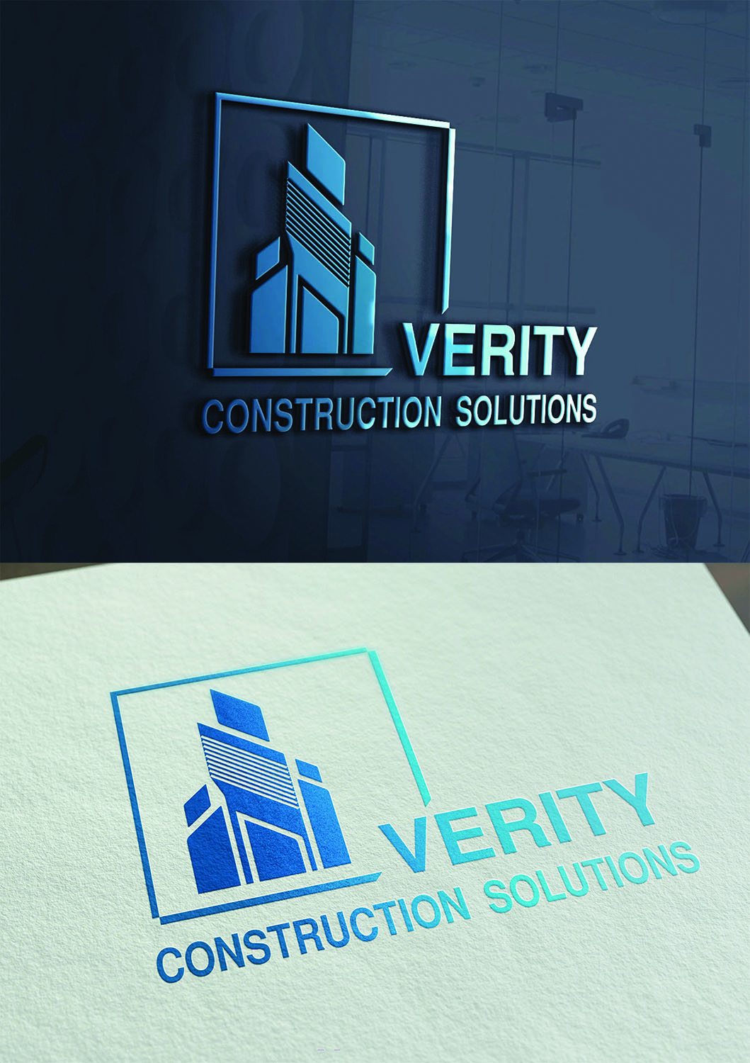 Logo Design by NAVENDU SHARMA for Verity Construction Solutions | Design #13119597