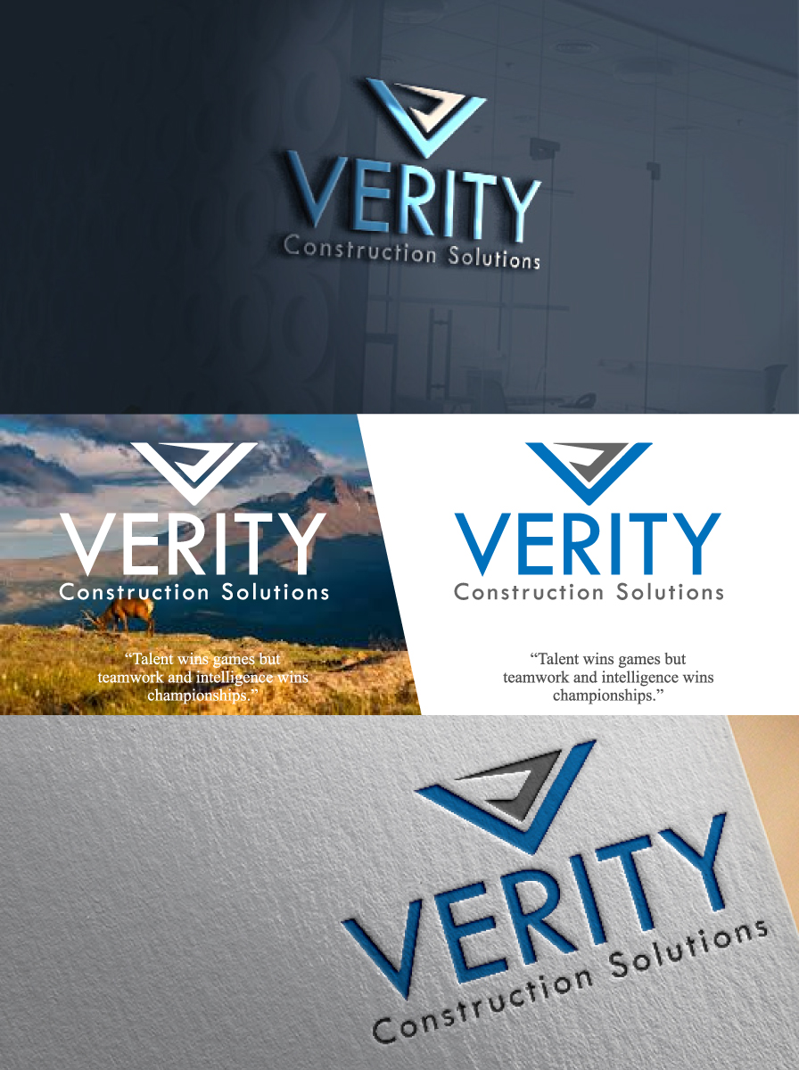 Logo Design by cristalbright555 for Verity Construction Solutions | Design #13133894