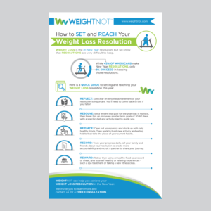 Design Infographie par Annie Creative Service pour WeightNot | Design #13130885
