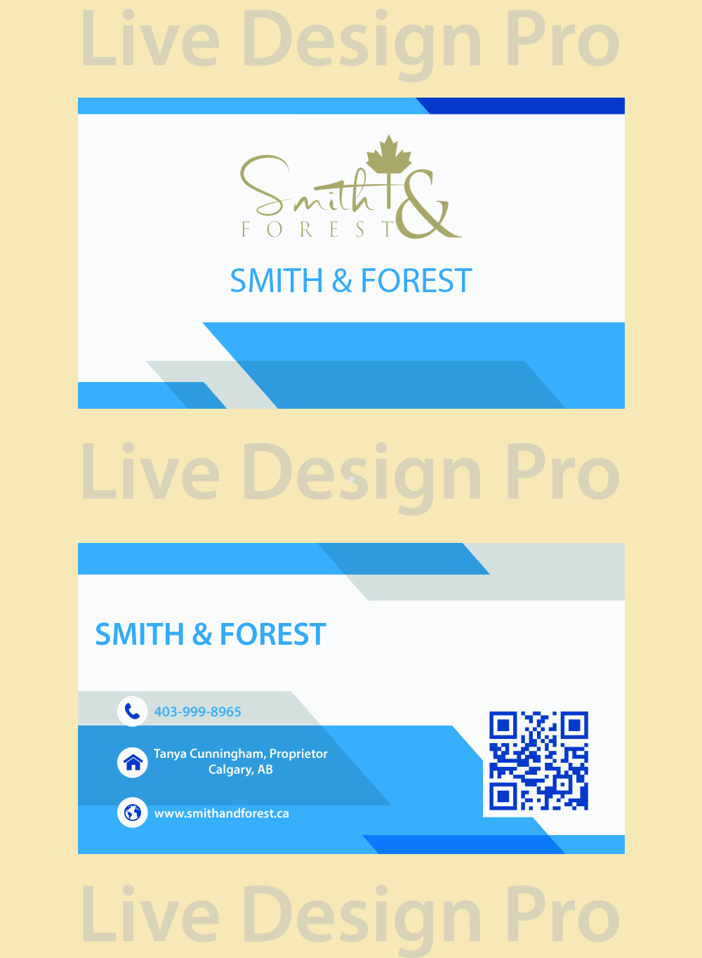 Business Card Design by Live Design Pro for this project | Design #13120926