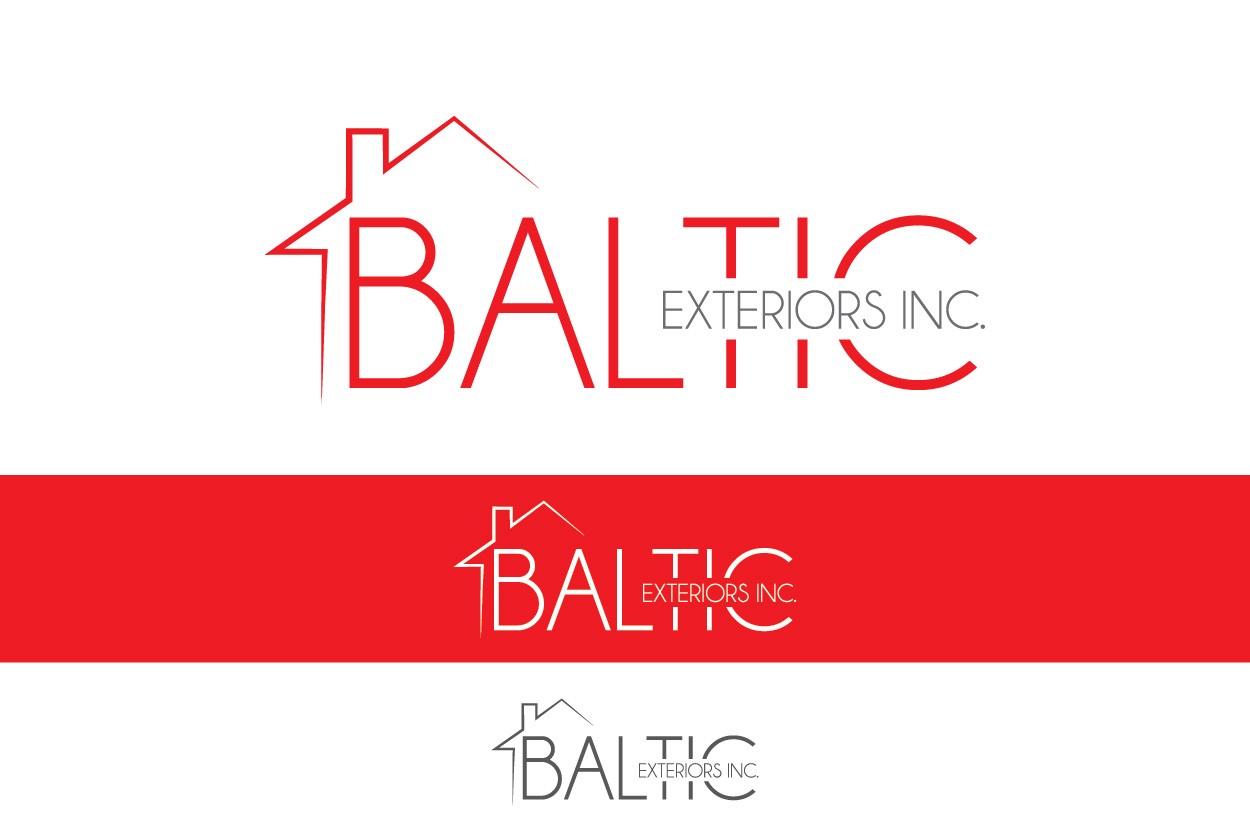 Logo Design by Turn Digital for Baltic Exteriors | Design #13129340