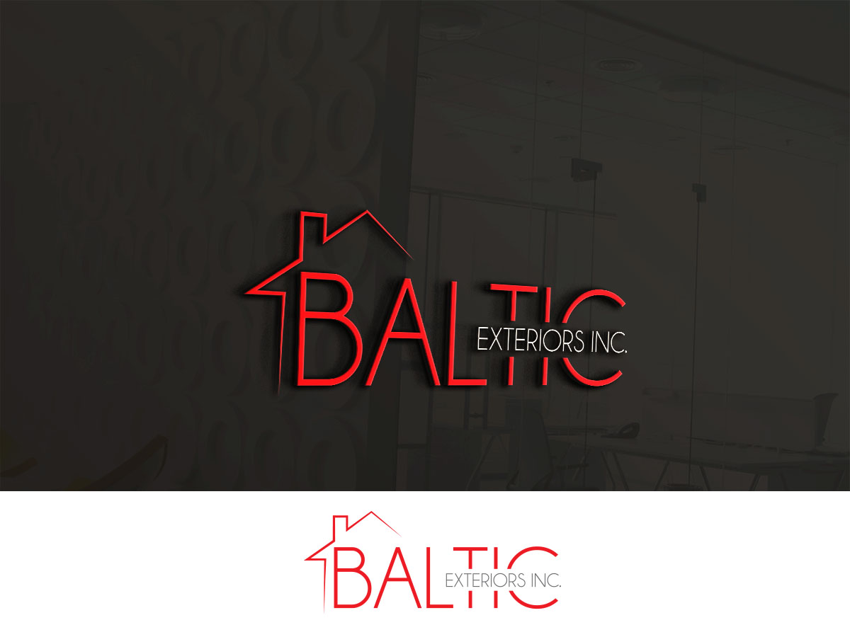 Logo Design by Turn Digital for Baltic Exteriors | Design #13129341