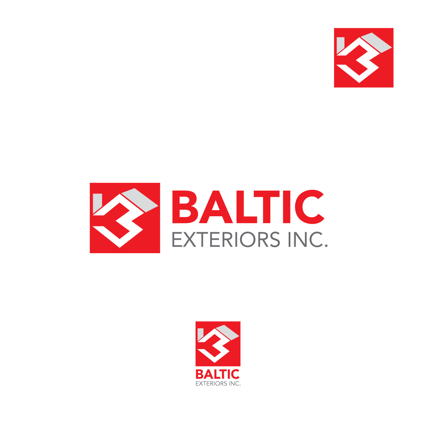 Logo Design by GMWIRE for Baltic Exteriors | Design #13191096