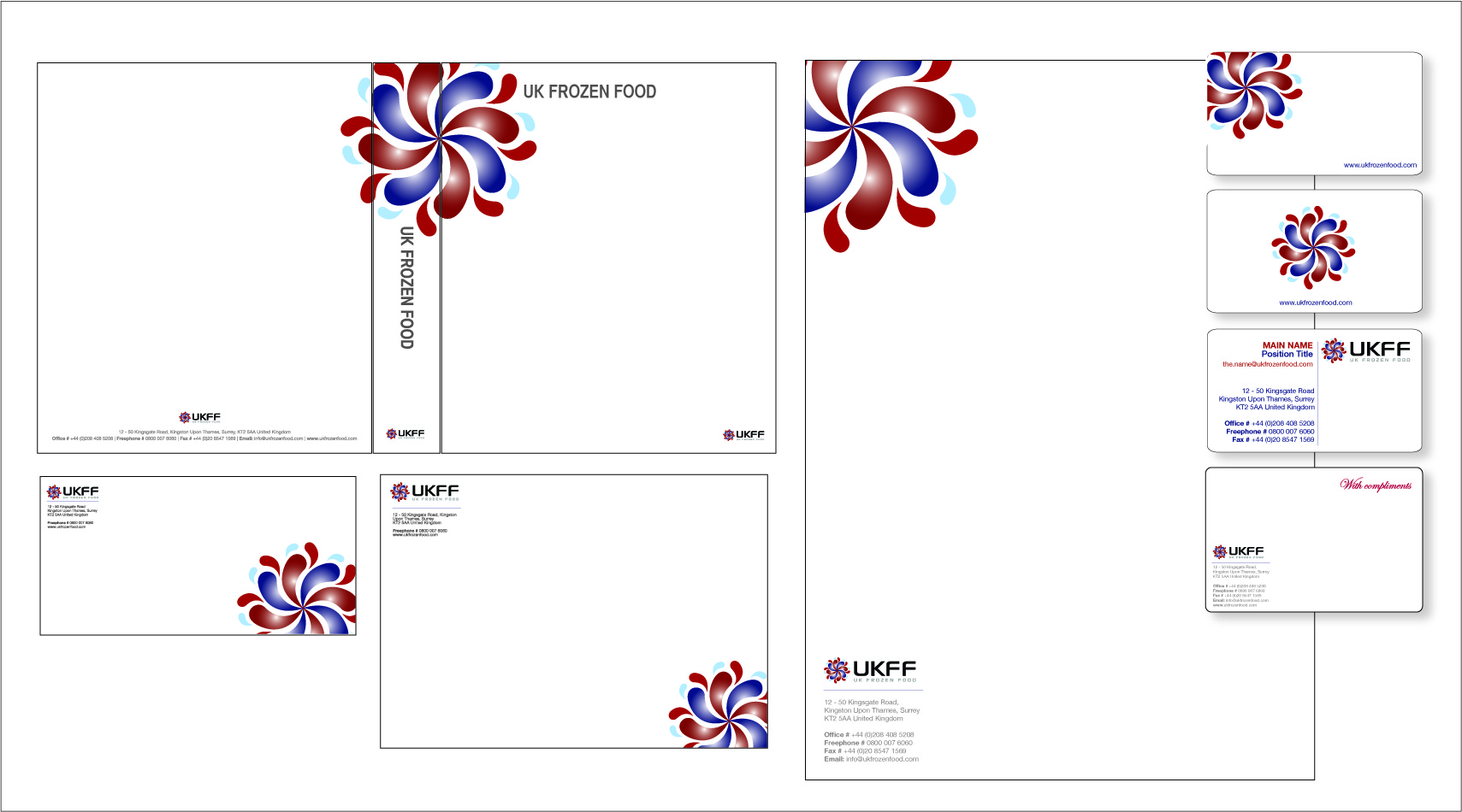 Diseño de Papelería por Kateryna T para UK FROZEN FOOD LTD | Diseño #32472