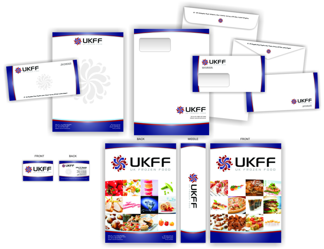 Stationery Design by Konsepts Creative for UK FROZEN FOOD LTD | Design: #37393