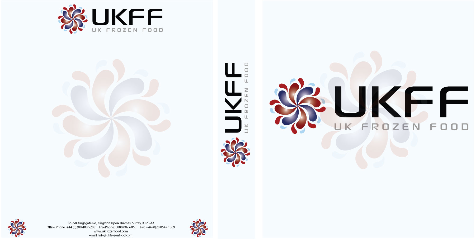 Stationery Design by Amanda Moon Designs for UK FROZEN FOOD LTD | Design #34253