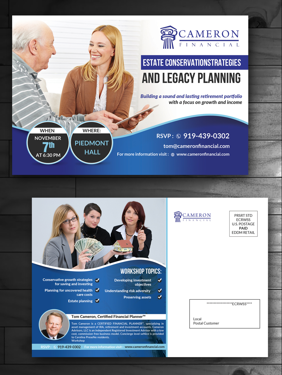 Postcard Design by innovative earth for this project | Design #16420791