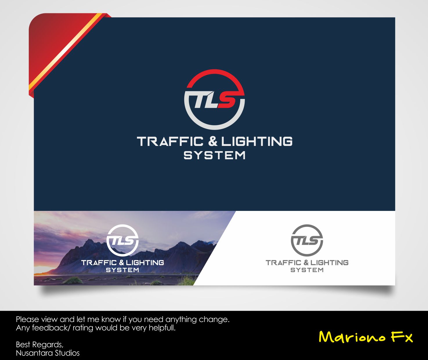 Logo Design by Mariono Fx for Traffic & Lighting Systems | Design #13220792