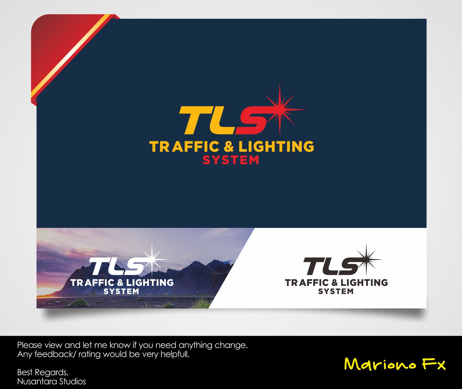 Logo Design by Mariono Fx for Traffic & Lighting Systems | Design #13233796