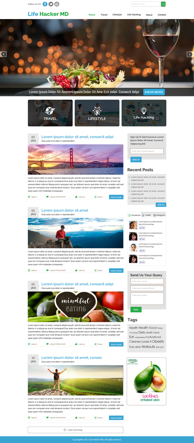 Diseño Web por harmi_199 para este proyecto | Diseño #13186053