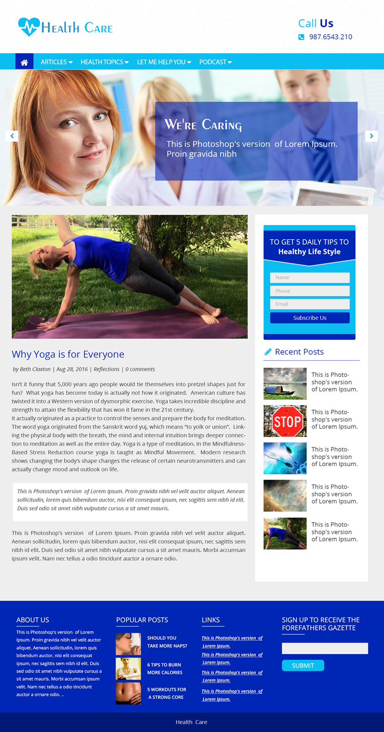 Web Design by Saurabh for this project | Design #13197031
