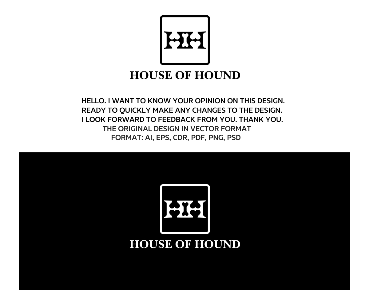 Logo Design by artsterdam for House of Hound | Design #13123564
