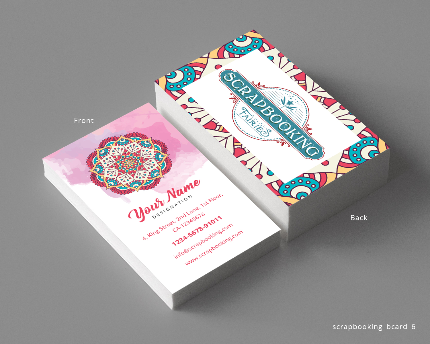 Visitenkarten-Design von Sketchweb für Scrapbooking Fairies | Design #13166345