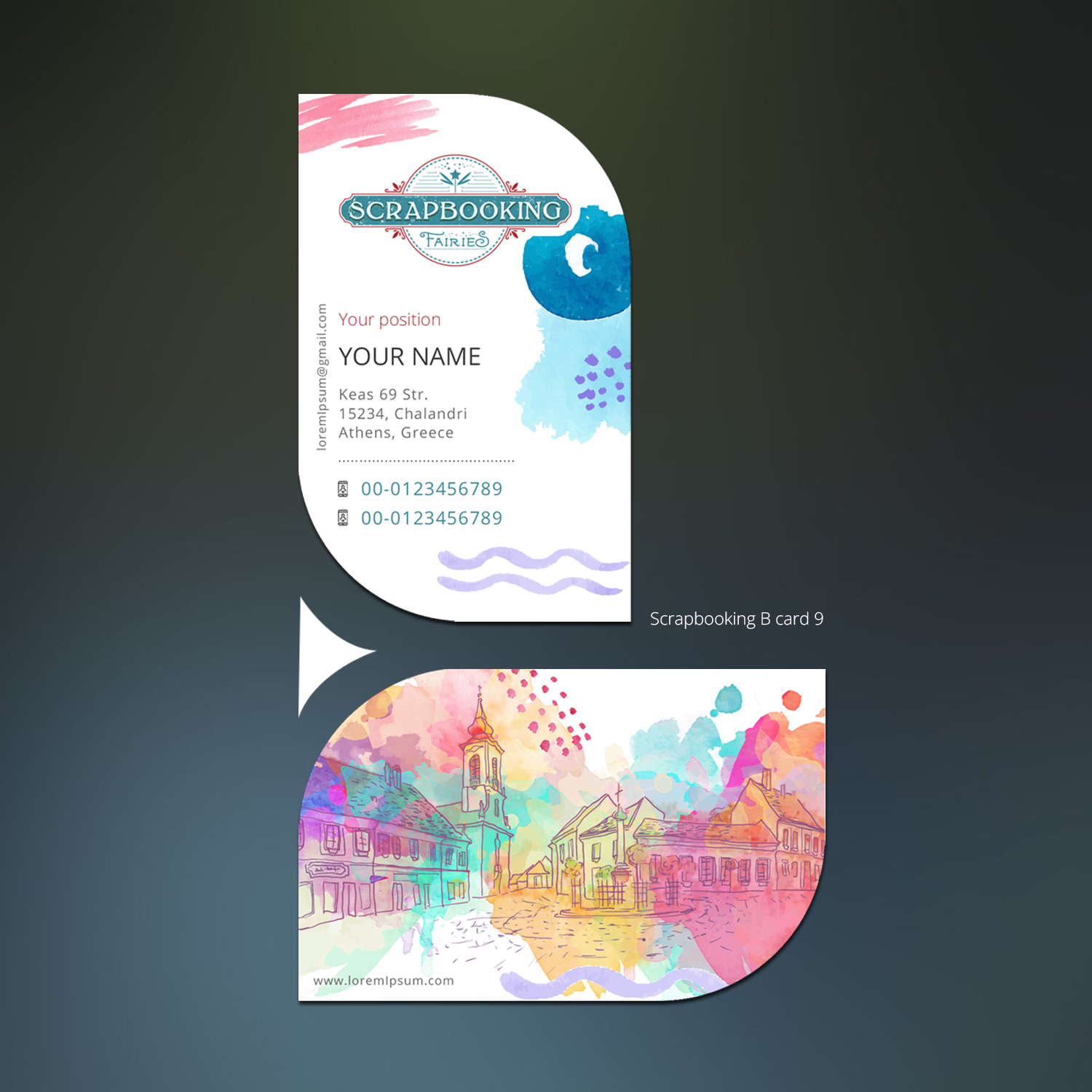 Business Card Design by Sketchweb for Scrapbooking Fairies | Design #13217279