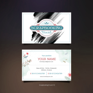Business Card Design by Sketchweb for Scrapbooking Fairies | Design: #13219211