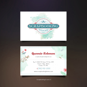 Business Card Design by Sketchweb for Scrapbooking Fairies | Design: #13345153