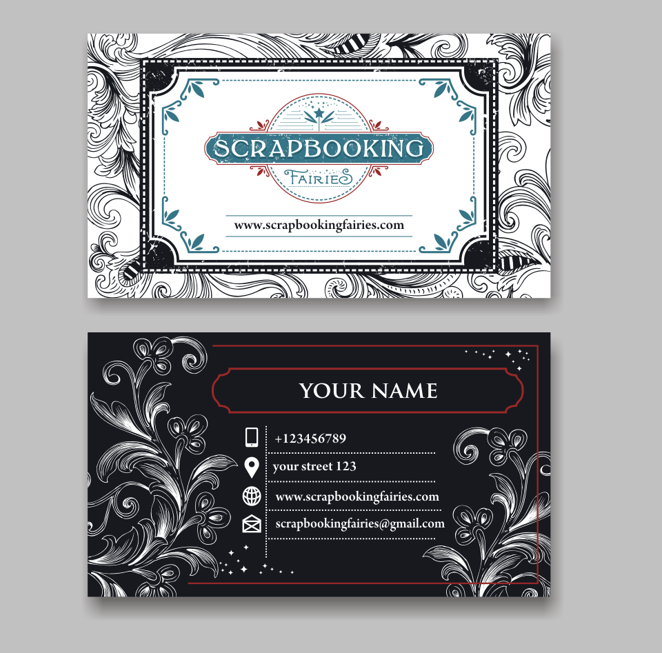 Business Card Design by Rudy Graph for Scrapbooking Fairies | Design #13292134