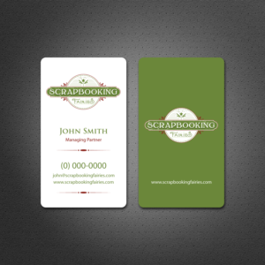 Business Card Design by Dezero for Scrapbooking Fairies | Design: #13132632