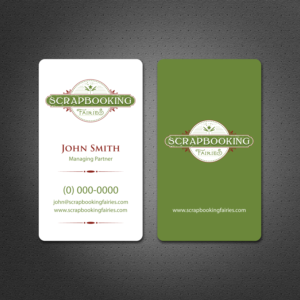 Business Card Design by Dezero for Scrapbooking Fairies | Design: #13138412