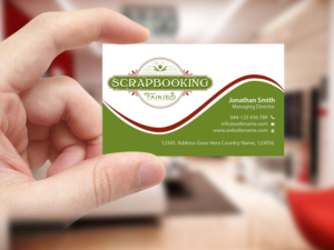 Business Card Design by Creations Box 2015 for Scrapbooking Fairies | Design: #13141254
