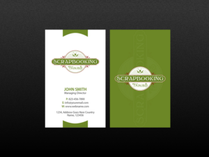 Business Card Design by Creations Box 2015 for Scrapbooking Fairies | Design: #13141258