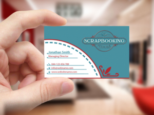 Visitenkarten-Design von Creations Box 2015 für Scrapbooking Fairies | Design: #13152366