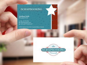 Business Card Design by Creations Box 2015 for Scrapbooking Fairies | Design: #13152370