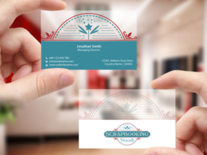 Visitenkarten-Design von Creations Box 2015 für Scrapbooking Fairies | Design: #13152371