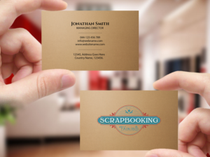 Business Card Design by Creations Box 2015 for Scrapbooking Fairies | Design: #13171399