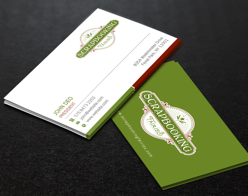 Design de Carte de Visite par Brand aid pour Scrapbooking Fairies | Design #13139409