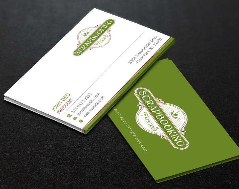 Business Card Design by Brand aid for Scrapbooking Fairies | Design #13139410