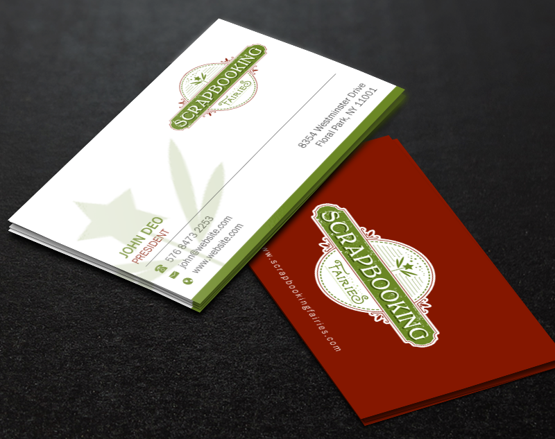 Business Card Design by Brand aid for Scrapbooking Fairies | Design #13139411