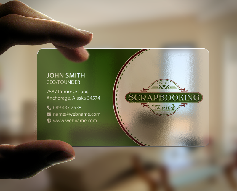 Business Card Design by chandrayaan.creative for Scrapbooking Fairies | Design #13134839