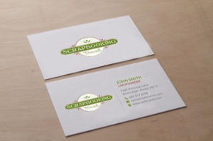 Business Card Design by chandrayaan.creative for Scrapbooking Fairies | Design: #13134840