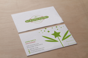 Business Card Design by chandrayaan.creative for Scrapbooking Fairies | Design: #13134861