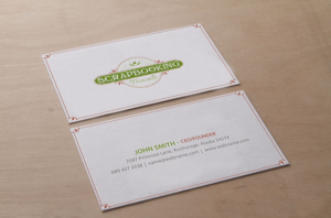 Business Card Design by chandrayaan.creative for Scrapbooking Fairies | Design: #13134863
