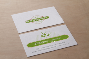 Business Card Design by chandrayaan.creative for Scrapbooking Fairies | Design: #13134864