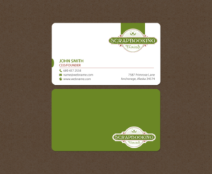 Business Card Design by chandrayaan.creative for Scrapbooking Fairies | Design: #13134879