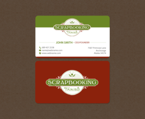 Business Card Design by chandrayaan.creative for Scrapbooking Fairies | Design: #13134882