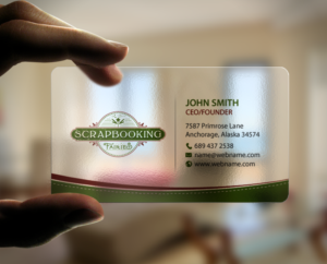 Business Card Design by chandrayaan.creative for Scrapbooking Fairies | Design: #13136238