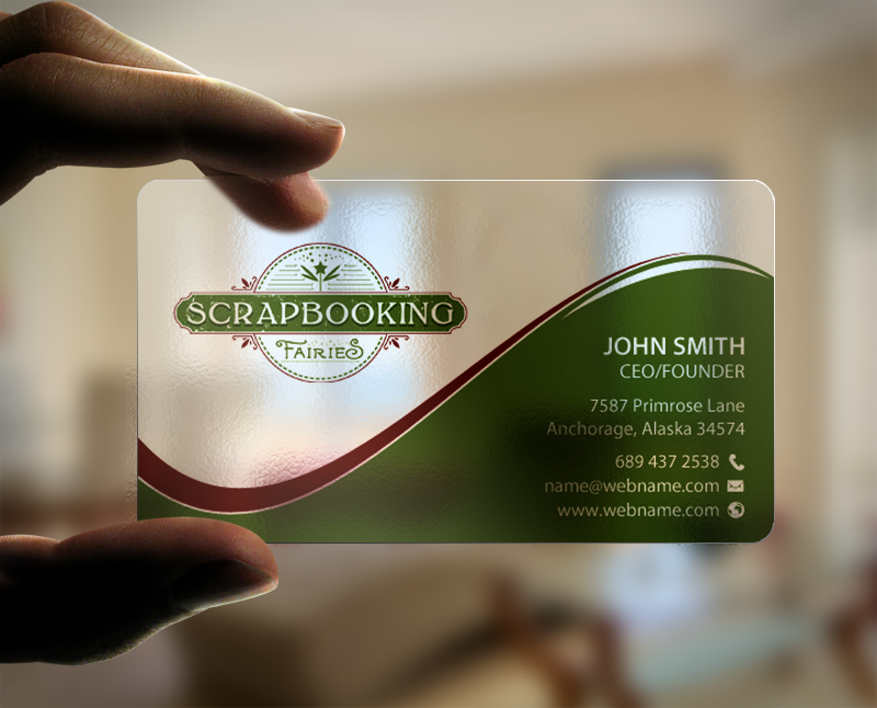 Business Card Design by chandrayaan.creative for Scrapbooking Fairies | Design #13136249