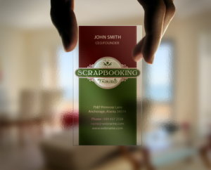 Business Card Design by chandrayaan.creative for Scrapbooking Fairies | Design: #13136263
