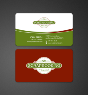 Business Card Design by chandrayaan.creative for Scrapbooking Fairies | Design: #13139728